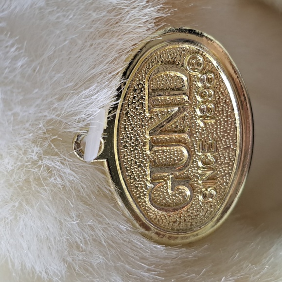 Vintage Gund Collector's Classic White Snowshoe Bunny Rabbit Plush VG- 11" 1986 - Picture 4 of 14